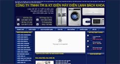 Desktop Screenshot of dienmaydienlanhbachkhoa.vn